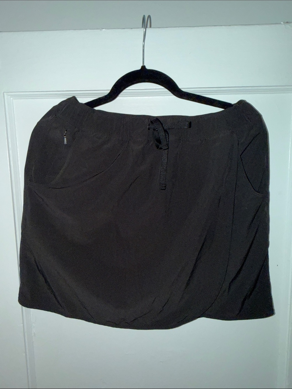 Patagonia Black Skort with Drawstring Waist size L